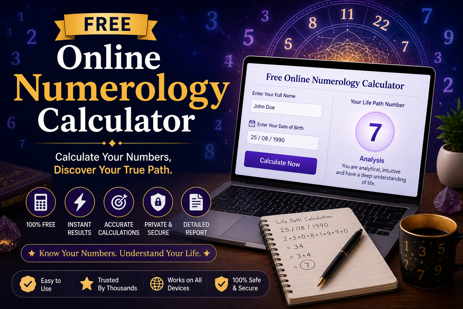 Free Online Numerology Calculator